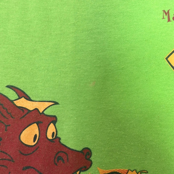 Gildan Green dragon Desing Kids T shirt size M infants Boy Scout shirt - Picture 5 of 8